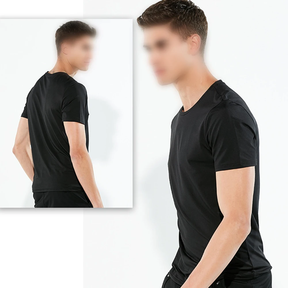 تي شيرت رياضي عالي الجودة مقاوم للبقع تي شيرت بسيط للشارع قابل للتنفس مقاوم للماء للربيع والصيف
