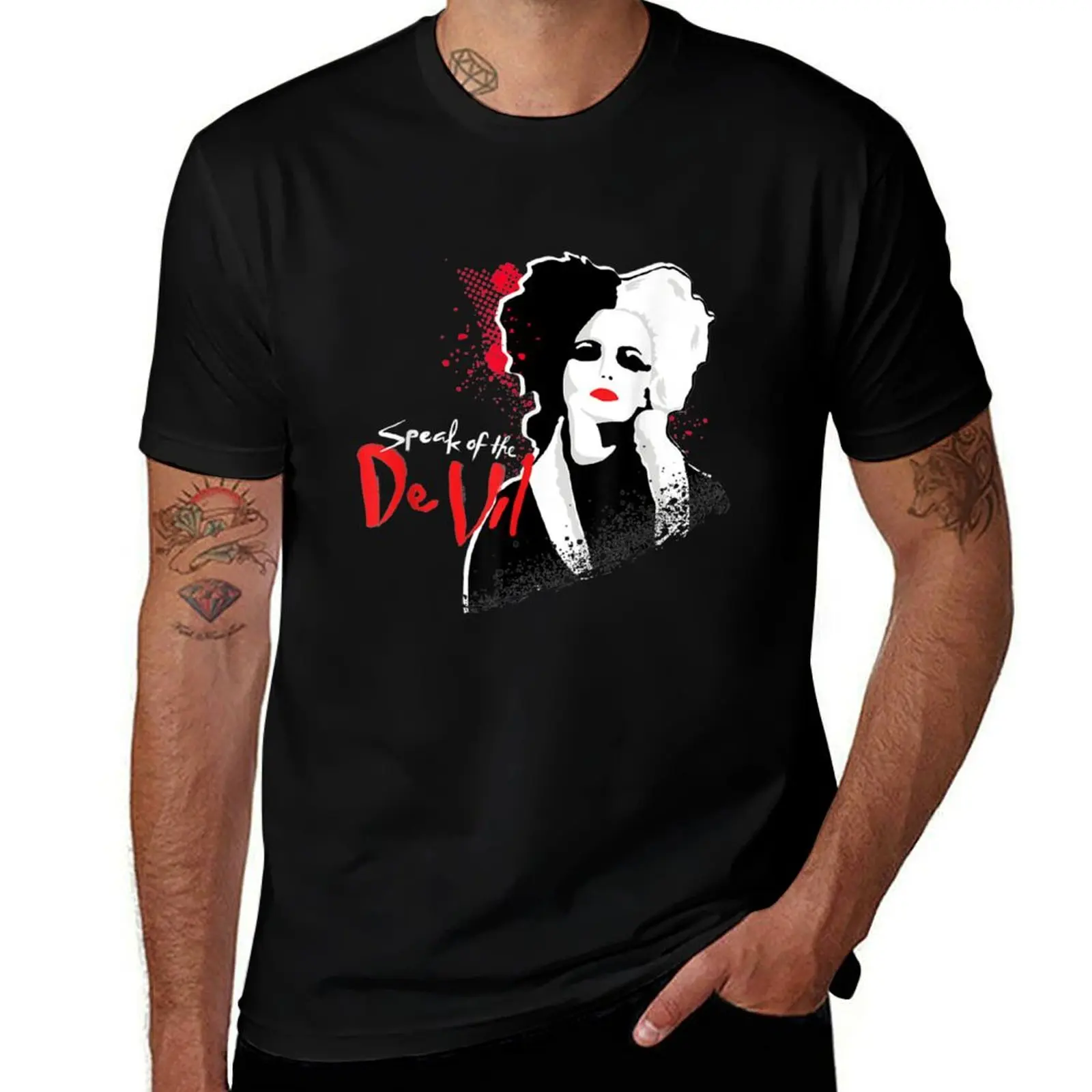 

Cruella Speak of the De Vil T-Shirt man t shirt cotton man t shirt summer graphic t shirts for man T-shirt