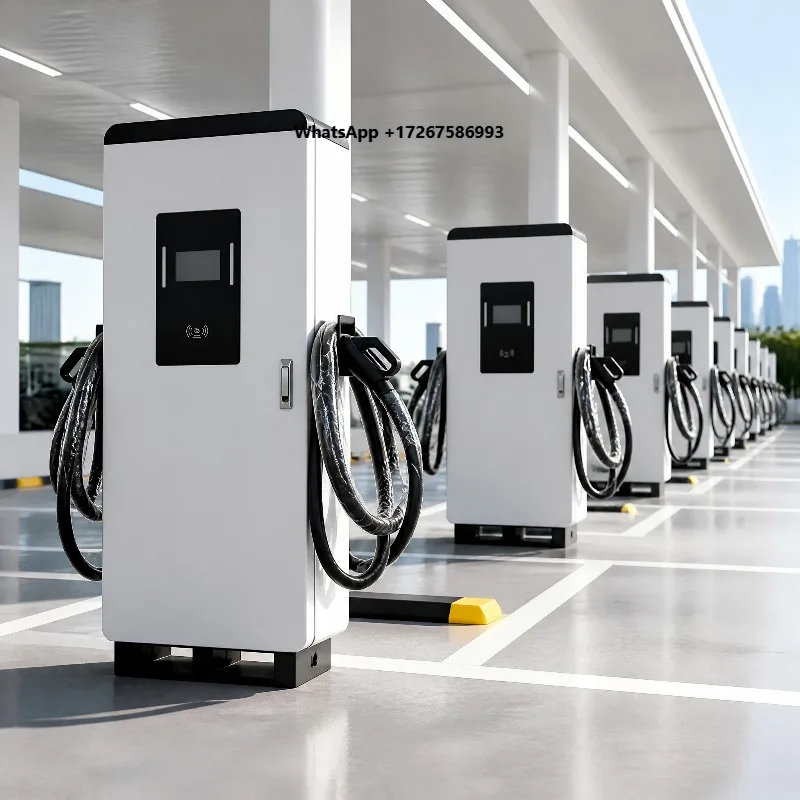 Fast 120kW DC EV Charging Station OCPP 1.6J Smart Billing CE Compliance Electric Vehicle Charging Pile US EU Standard Plugs