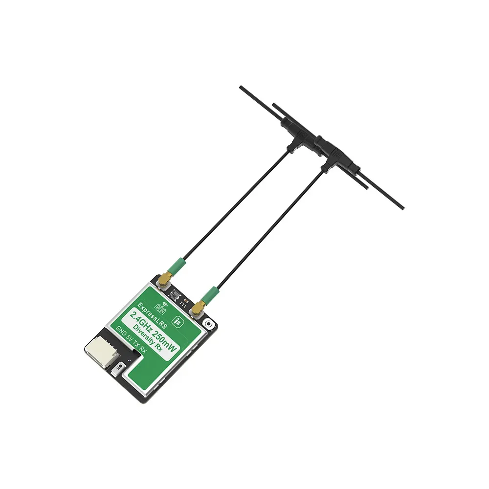 For ELRS 2.4GHz/915MHz Gemini True Diversity Dual Antenna Receiver RX Enhanced Reception Stable Control Link Long Range