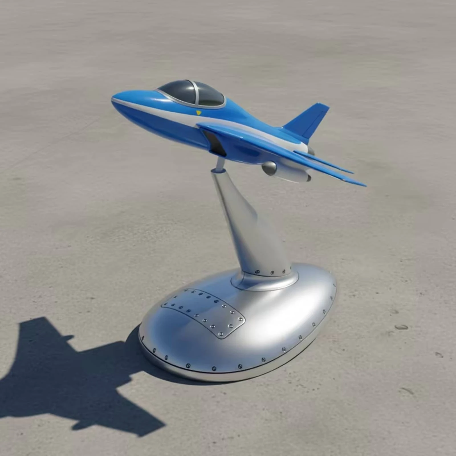 Aircraft Model Display Stand Compact Model Aircraft Stand Streamlined Sturdy for Collectors, Desk, Shelf view 4