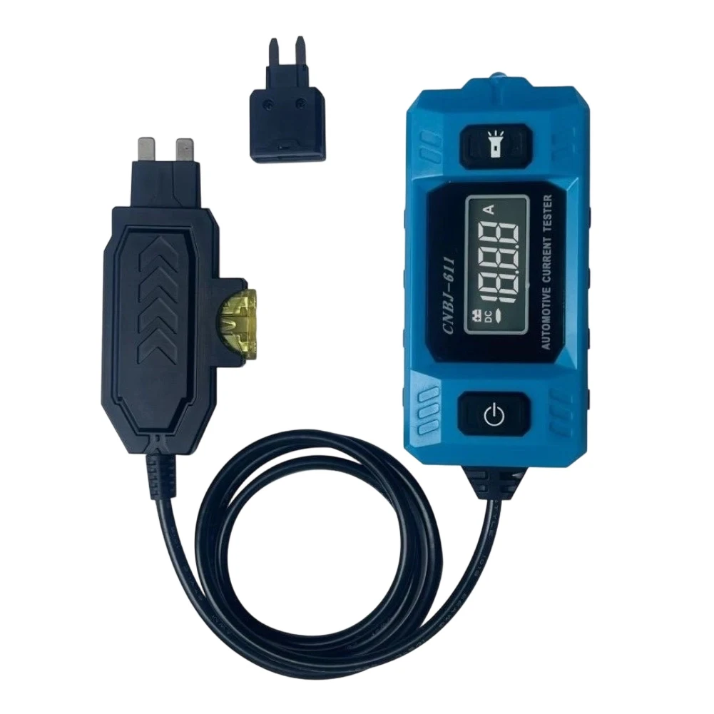 Electrical Circuit for Cars Trucks and SUVs with Blue Backlit LCD and Front Light for Accurate Fault Localization