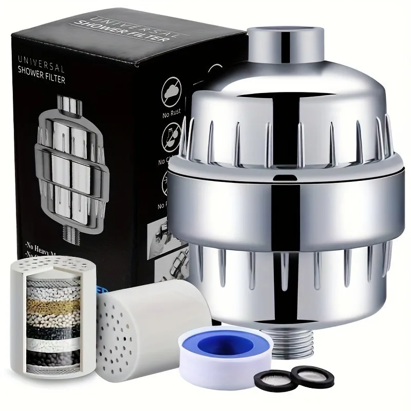 

Advanced shower head water filter - enhances bathing experience, cleanses and purifies water to bring you healthier