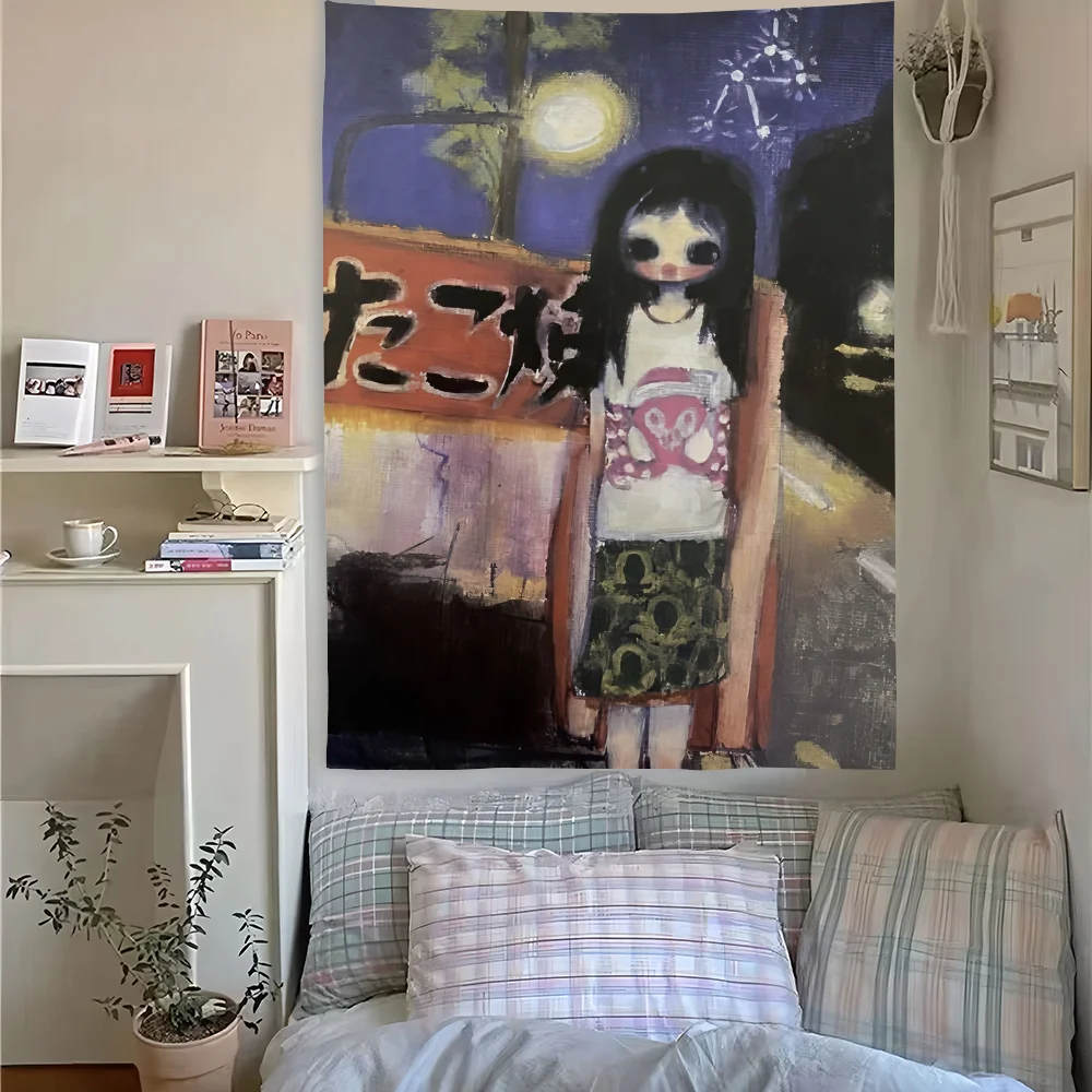 

Cartoon A-Aya T-TakanoS Tapestry Perfect For Home&Living Bedroom Decor Wall Art Backdrop Banner
