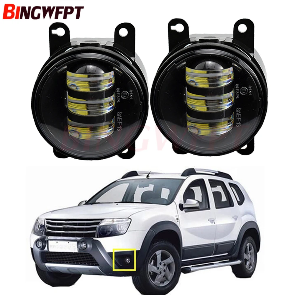 

2PCS Car Styling LED Fog Lamp headlight H11 For Renault Duster Closed Off-Road Vehicle 2012-2015 For Renault Sandero 2009-2015