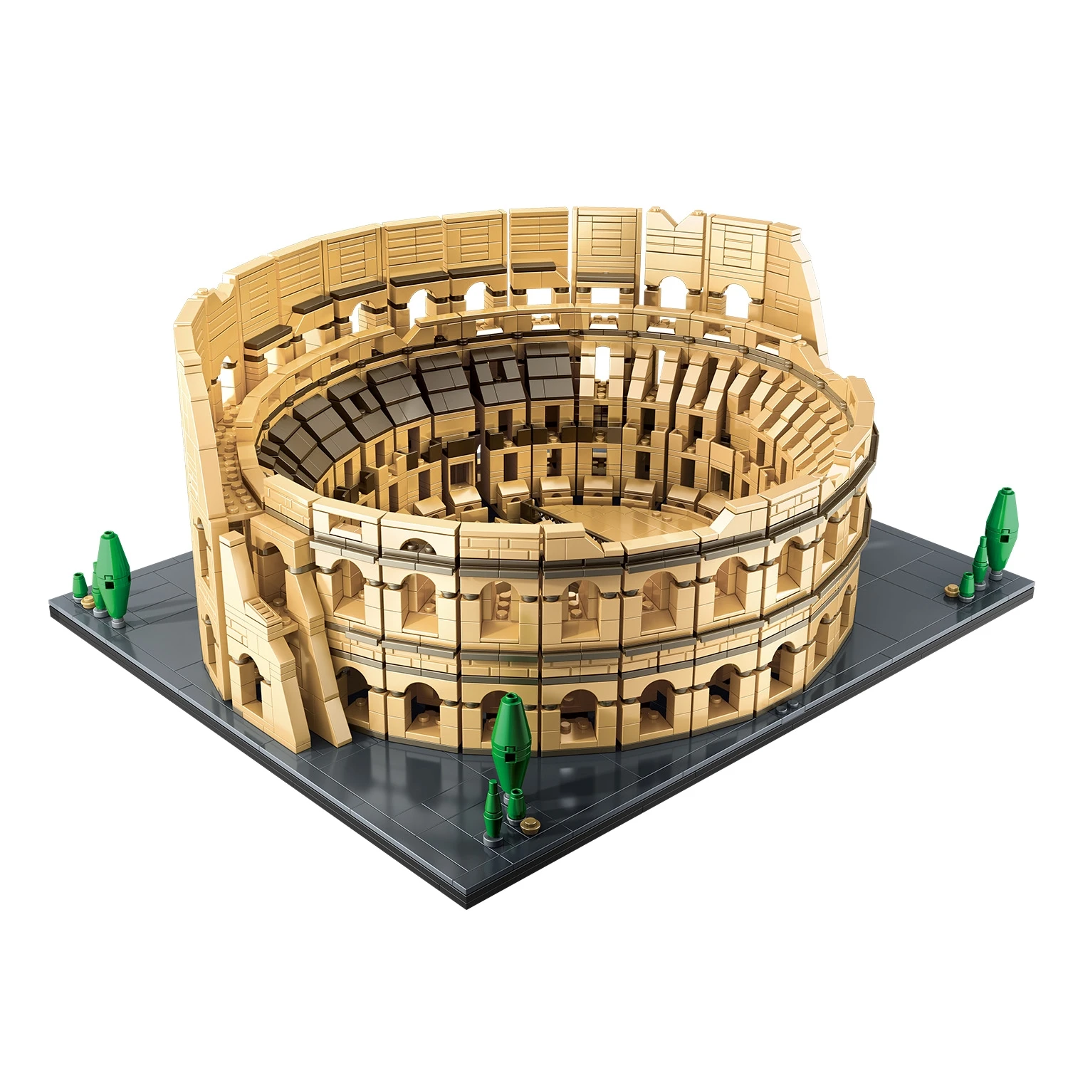 2860PCS De Romeinse Colosseum Bouwstenen Speelgoed Model Colosseum Monteren Puzzel Bricks Speelgoed Sets Desktop Ornament Geschenken 14 + jaar - afbeelding 2