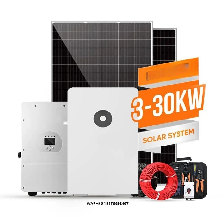 10 Years Warranty Solar System 10kW Complete PV Set Hybrid House Solar Storage Energy System with Deye Longi Jinko