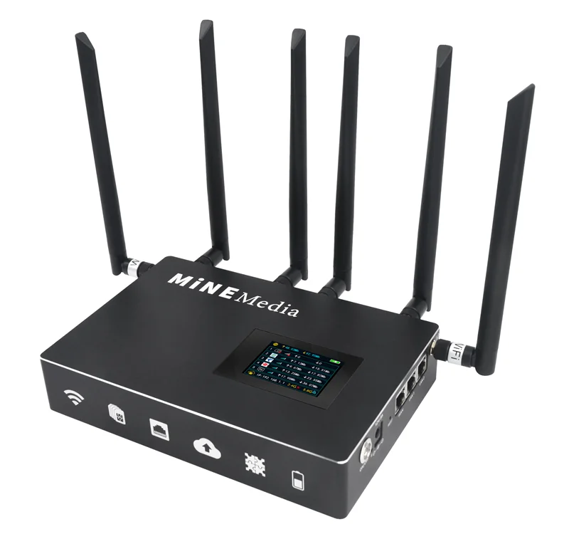 4g Bonding Router 4 SIM Support Various Protocols 3G/4G/LTE/Wi-Fi Bonding The 4 Cellular Links Together