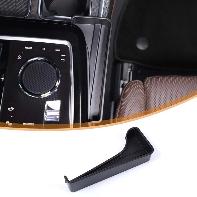 

ABS автомобильный центральный ящик для хранения переключения передач, крышка, боковой органайзер, лоток для BMW 7 серии G70 2023-2024, аксессуары