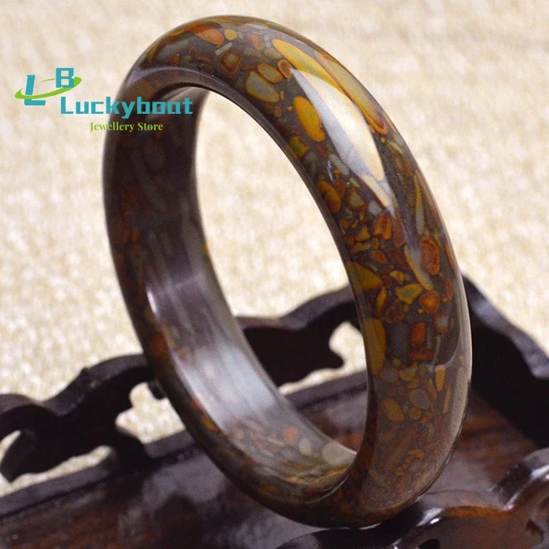 

Натуральный цвет, широкий нефритовый браслет ручной работы, модный бутик ювелирных изделий, мужской и женский браслет, подарочные аксессуары