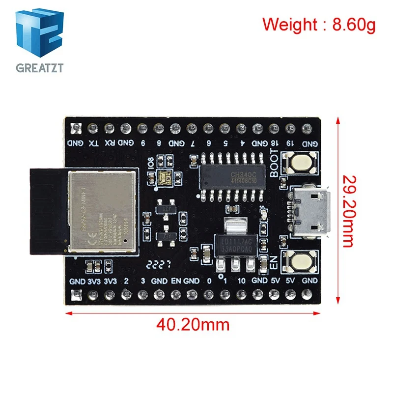 ESP32-C3 Development Board WiFi+Bluetooth 5.0  Equipped With ESP32-C3-MINI-1 ESP32 Wifi Internet Of Things Module For Arduino