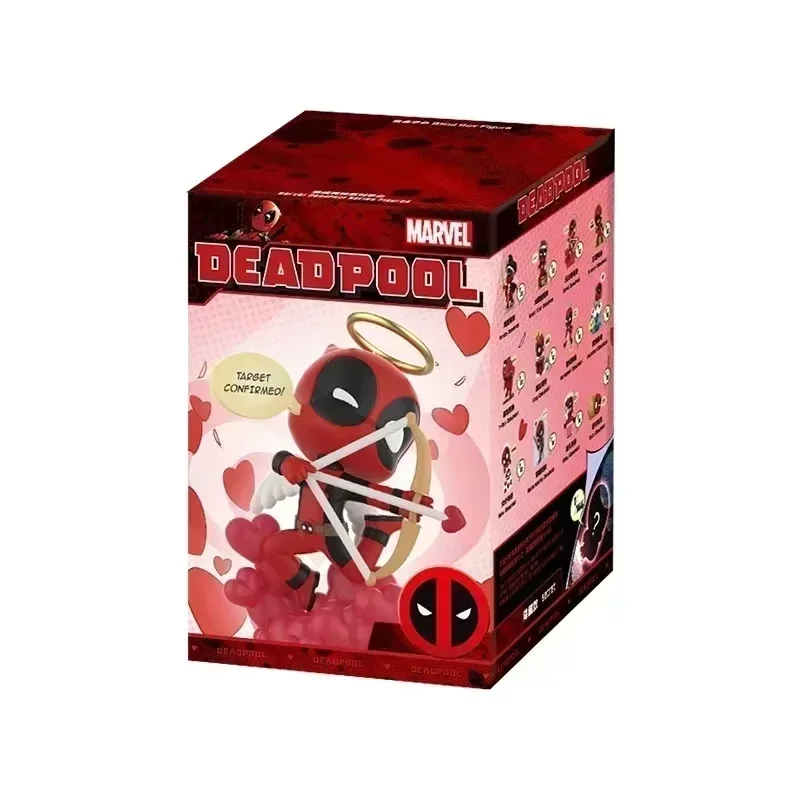

POP MART Marvel Deadpool Series Kawaii Anime Action Figure Blind Box Toys Surprise Mystery Dolls Gift for Girls