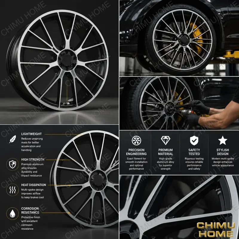 【CHIMU HOME】18-24 Inch Forged Alloy Wheels Multi-Spoke Rims for Porsche Cayenne 958 957 9Y0 Custom Wheels