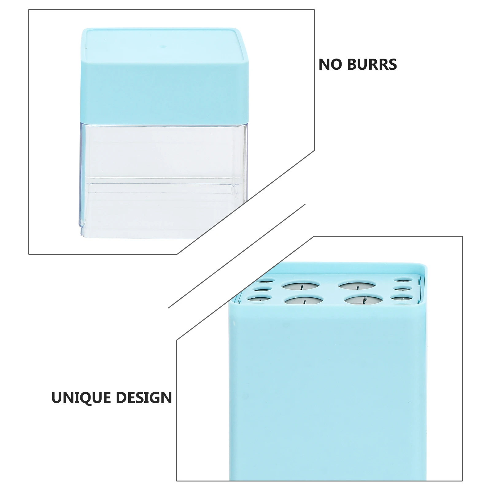 

1 шт., коробка для хранения кистей для макияжа с крышкой, полупрозрачный пластиковый органайзер для туалетного столика в ванной, столешница, косметические аксессуары