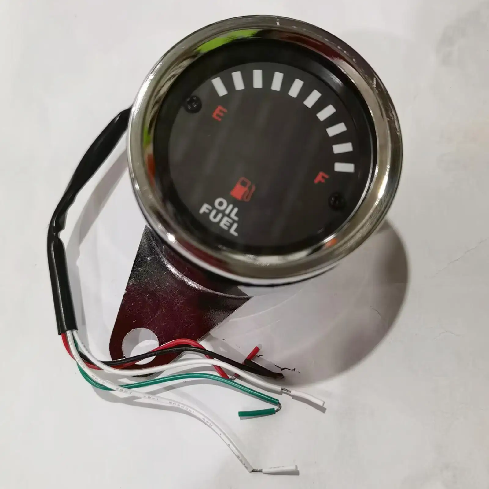 Automotive Gauge LED Oil Meter Universal Fuel Level Meter Tachometer Odometer for Car Motorbike 250cc