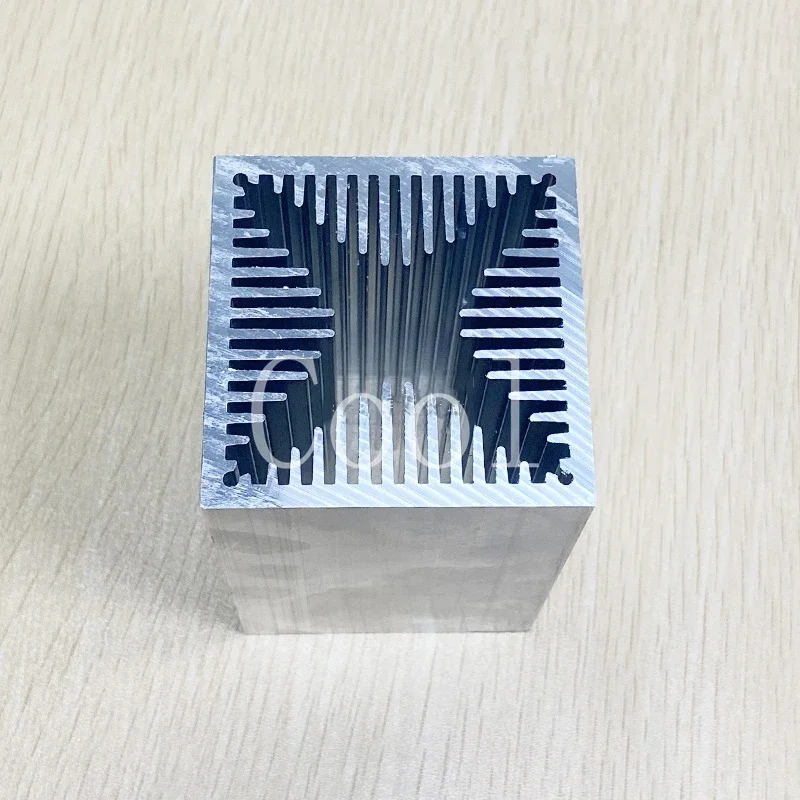 Triode Heat Sink 60*60*100 Powerful Electronic Tube Radiator Air-cooled Aluminum Heat Dissipation Custom