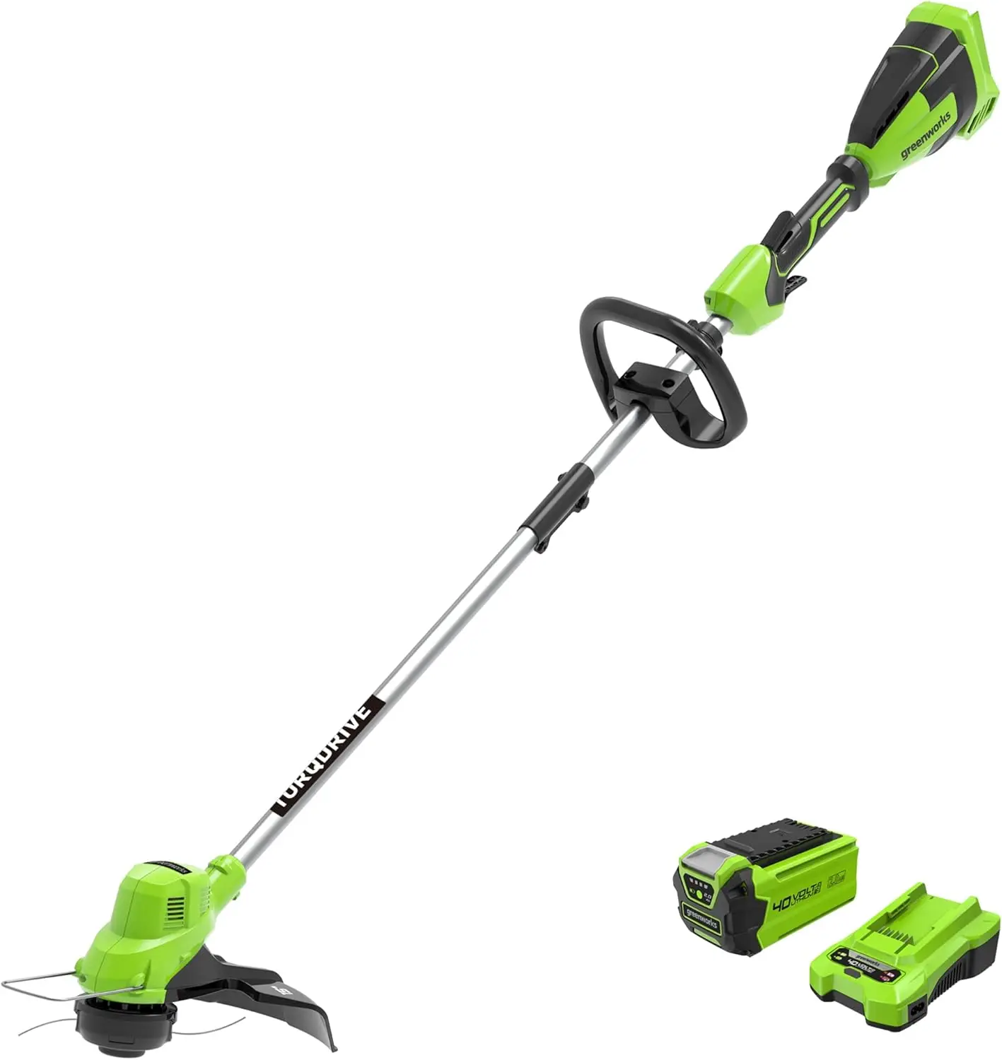 

40V 15" Cordless String Trimmer, 2.0Ah Battery and Charger Included