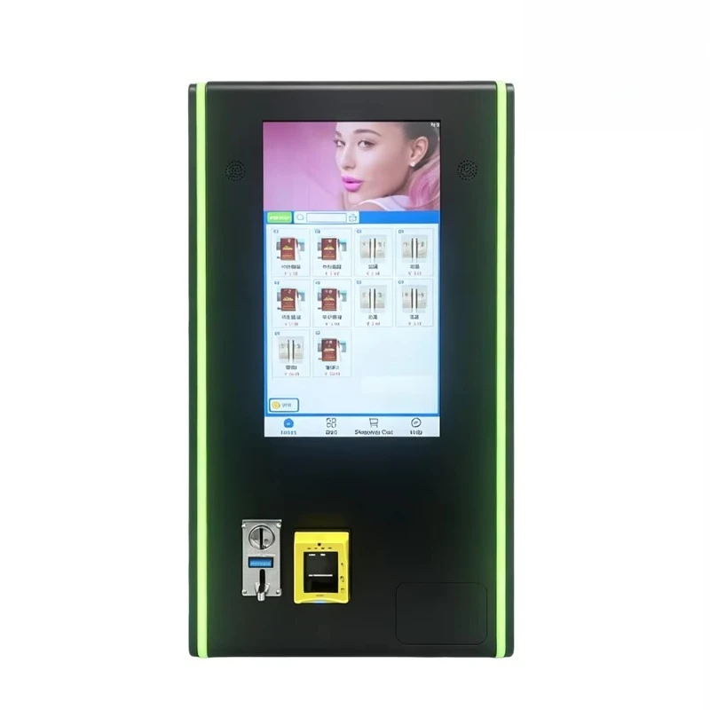 Mini Wall-Mounted Vending Machine for Condom Tampon Tissue Daily Necessities Age Recognition Scanner Compact Self-Service