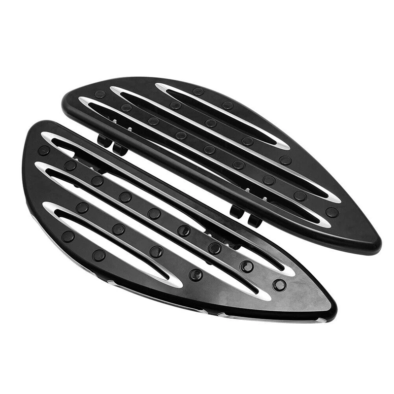 Driver Stretched Floorboards Foot Boards For  Touring Softail Dyna Fatboy Replacement Parts