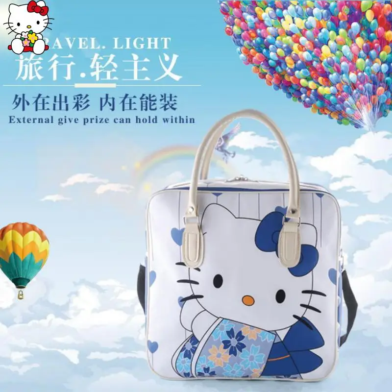 헬로 키티 산리오 소녀 만화 여행 가방 애니메이션 카와이 휴대용 컬렉션 세면 용품 가방 메이크업 가방 새로운 스타일 유행 달콤한