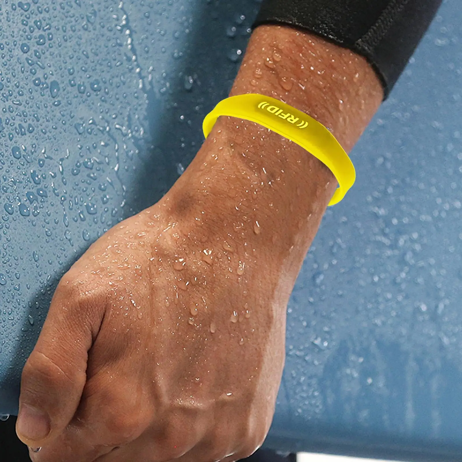 التحكم في الوصول سوار إدارة التخزين معصمه تحديد مقاوم للماء معصمه لمراكز الألعاب الحدائق المائية 13.56 ميجا هرتز