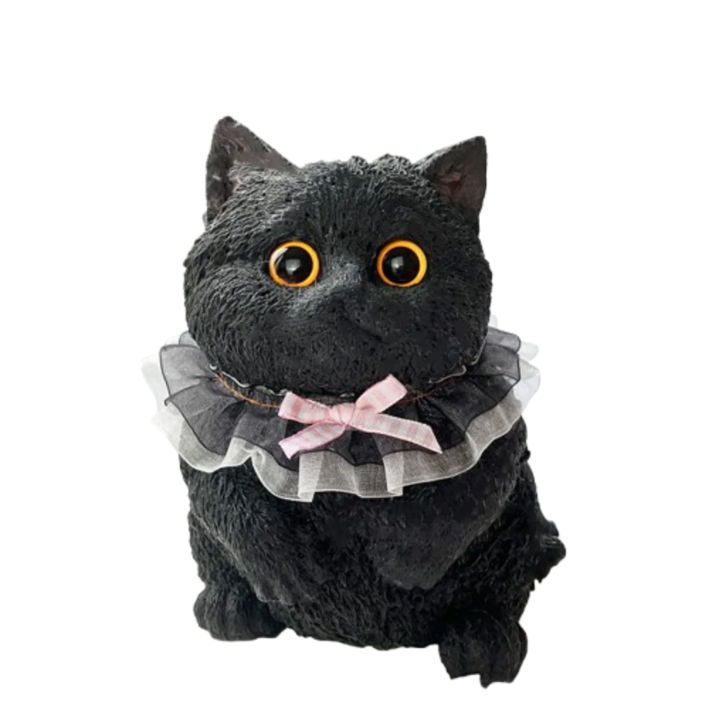 Nouveauté : Mini chat anti-stress à rebond lent, en forme de dessin animé, simulation animale, doux et compressible