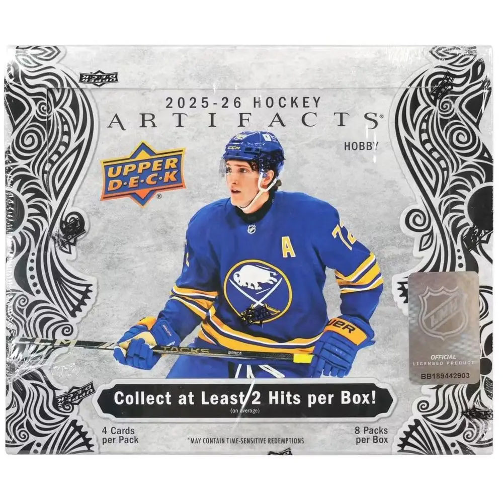 

26 Upper Deck Artifacts Hockey HOBBY box 8 pks bx