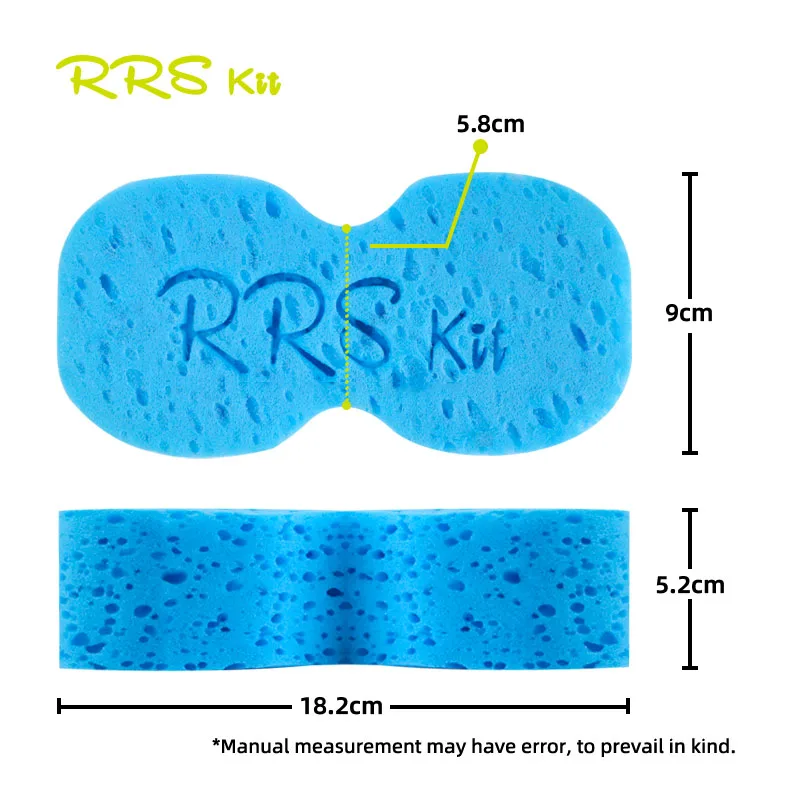 Rrskit Bicycle Specific Cleaning Sponge Upgraded Thickened Water Absorbent Honeycomb Sponge Cleaning Wipe Bicycle Cleaning Tools