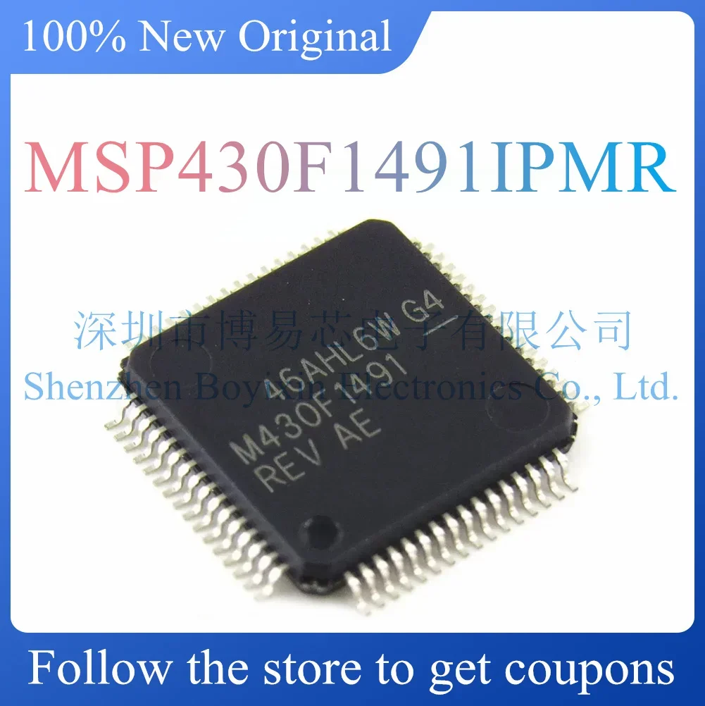 NEW MSP430F1491IPMR.Original Product.Package LQFP-64