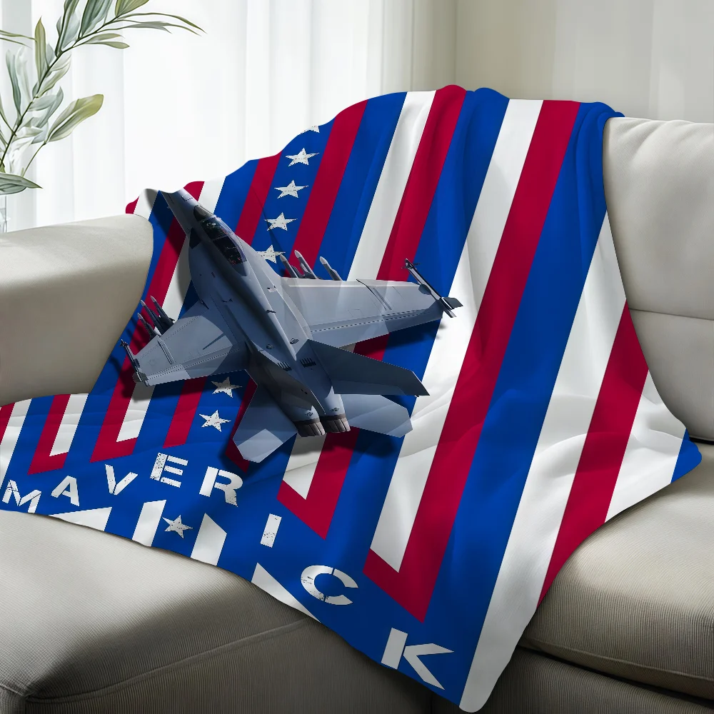 Movie T-Top Gun M-Maverick Blanket Suitable For Sofas Beds Offices Cars Outdoor Travel An Ideal Gift For Friends Family