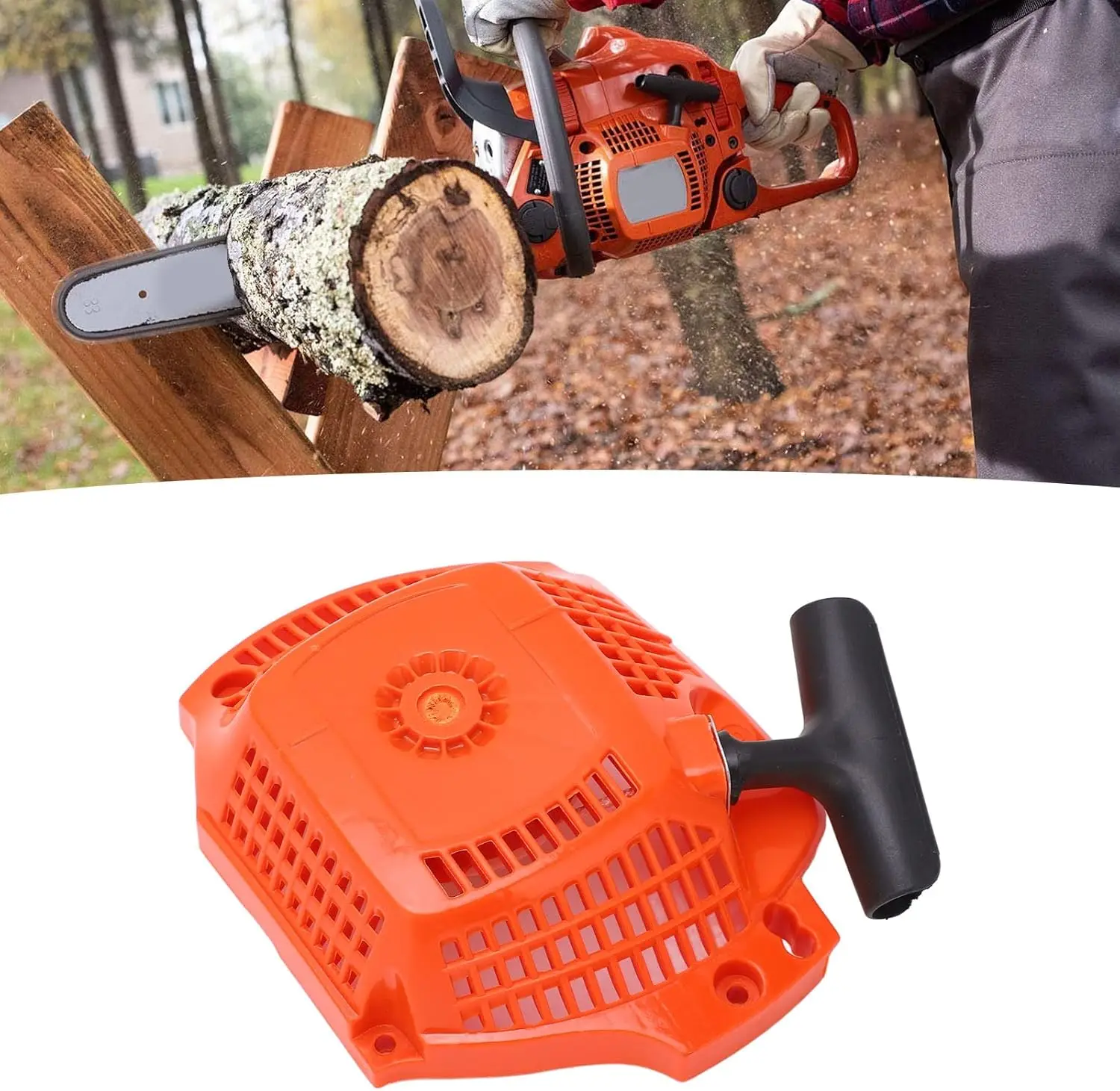 

Chainsaw 455 460 461 Recoil Rewind Pull Starter Cover Hand Puller Assembly Garden Power Tool Parts And Accessories
