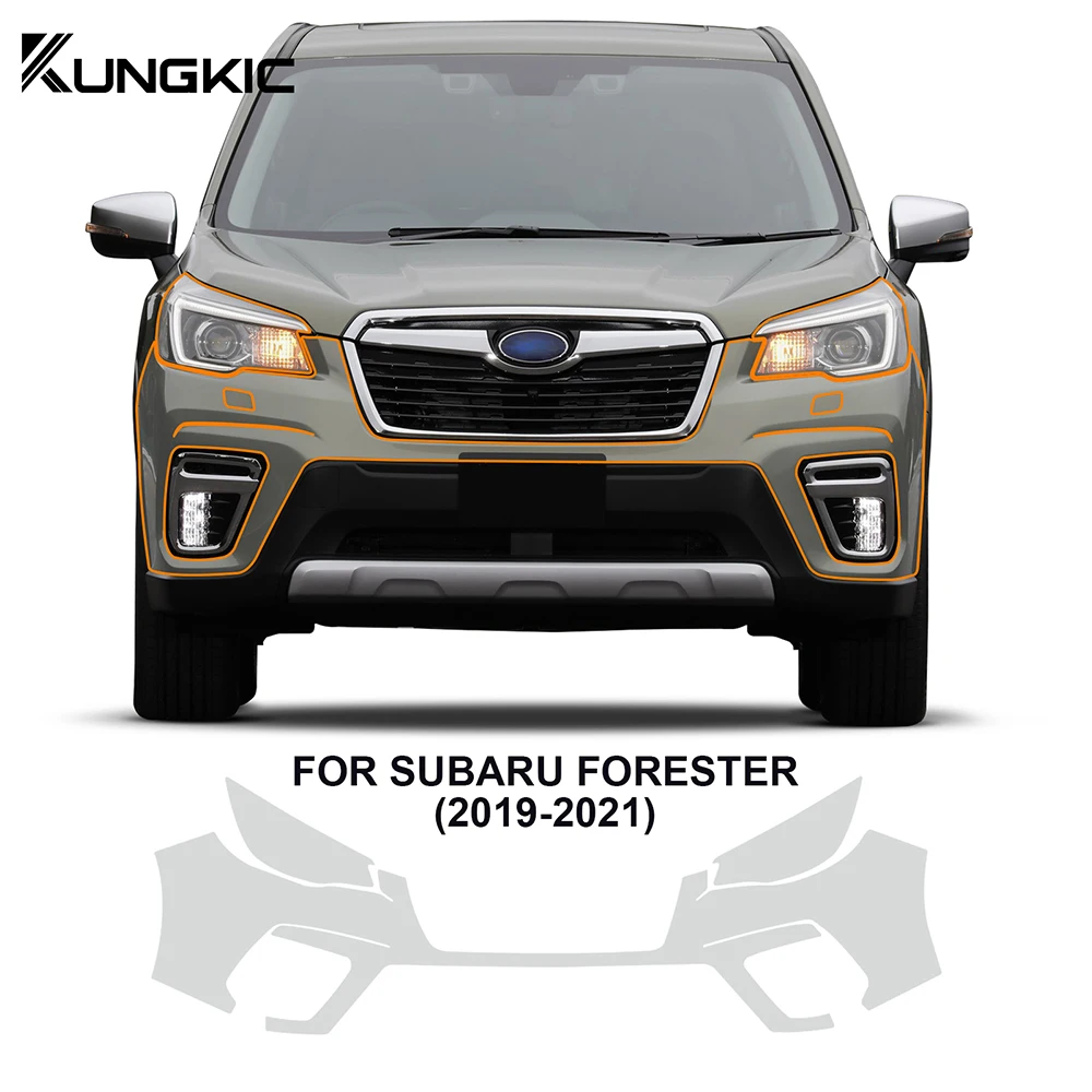 for Subaru Forester 2019 2020 2021 Clear Bra PPF Anti Scratch Pre Cut Car Body 8.5mil Film Covers Paint Protection Film