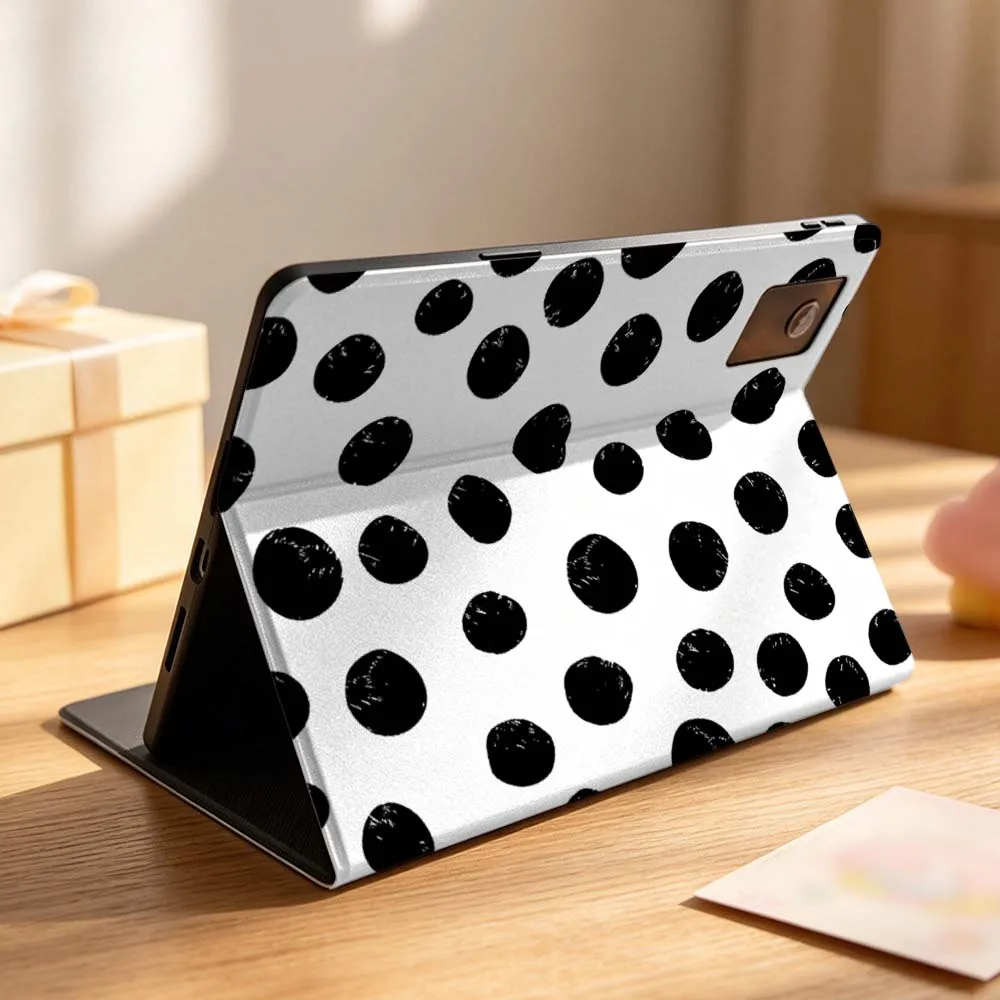 Creative Striped Dots For Lenovo Idea Tab K10 M10 P11 P12 Xiaoxin Pad Pro GT Plus 10.6 11 11.1 inch 2025 Folding Tablet Case