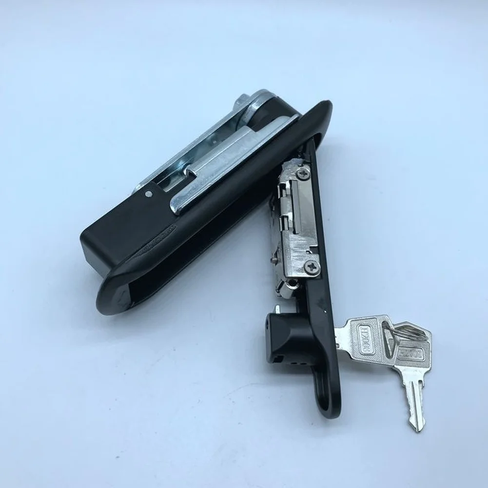 1set Four-Digit Mechanical Code Lock 4 Digit Combination Lock Black Zinc Alloy Flat Cabinet Lock For Power Distribution Cabinets