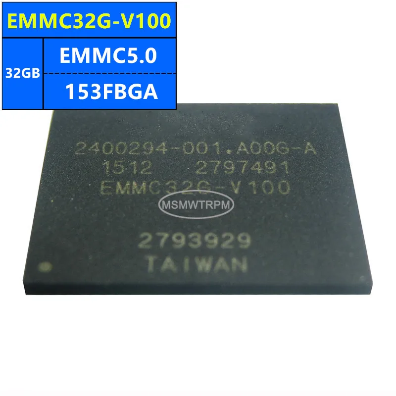 

KLMBG4GESD-B031 KLMBG4GEND-B031 EMMC32G-V100 EMMC5.0 32GB 153FBGA Memory Chip IC Electronic Components New Original