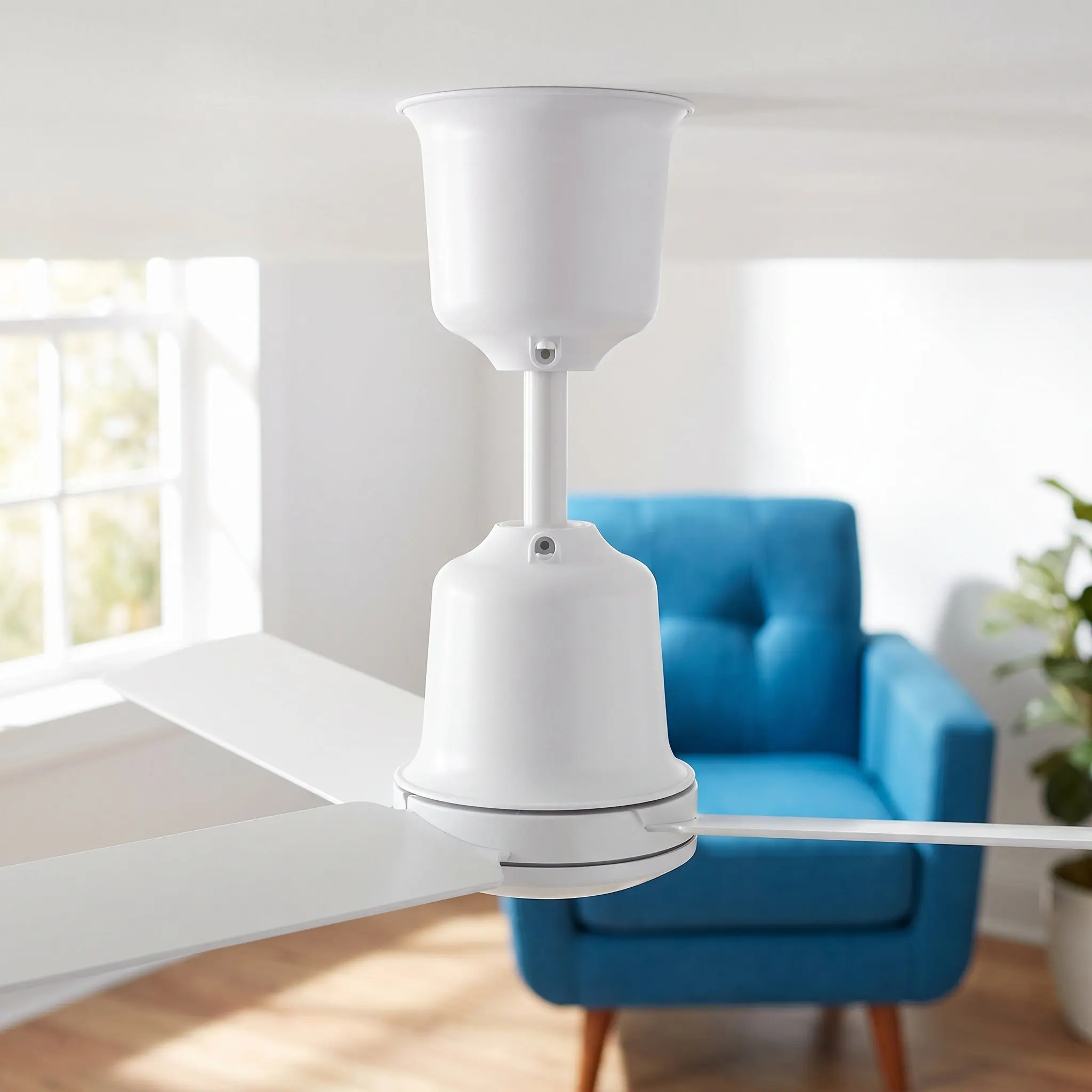 Ceiling Fan Dust Cover Universal Replacement Plastic Canopy Fan Mounting Canopy Cover Enhanced Protection