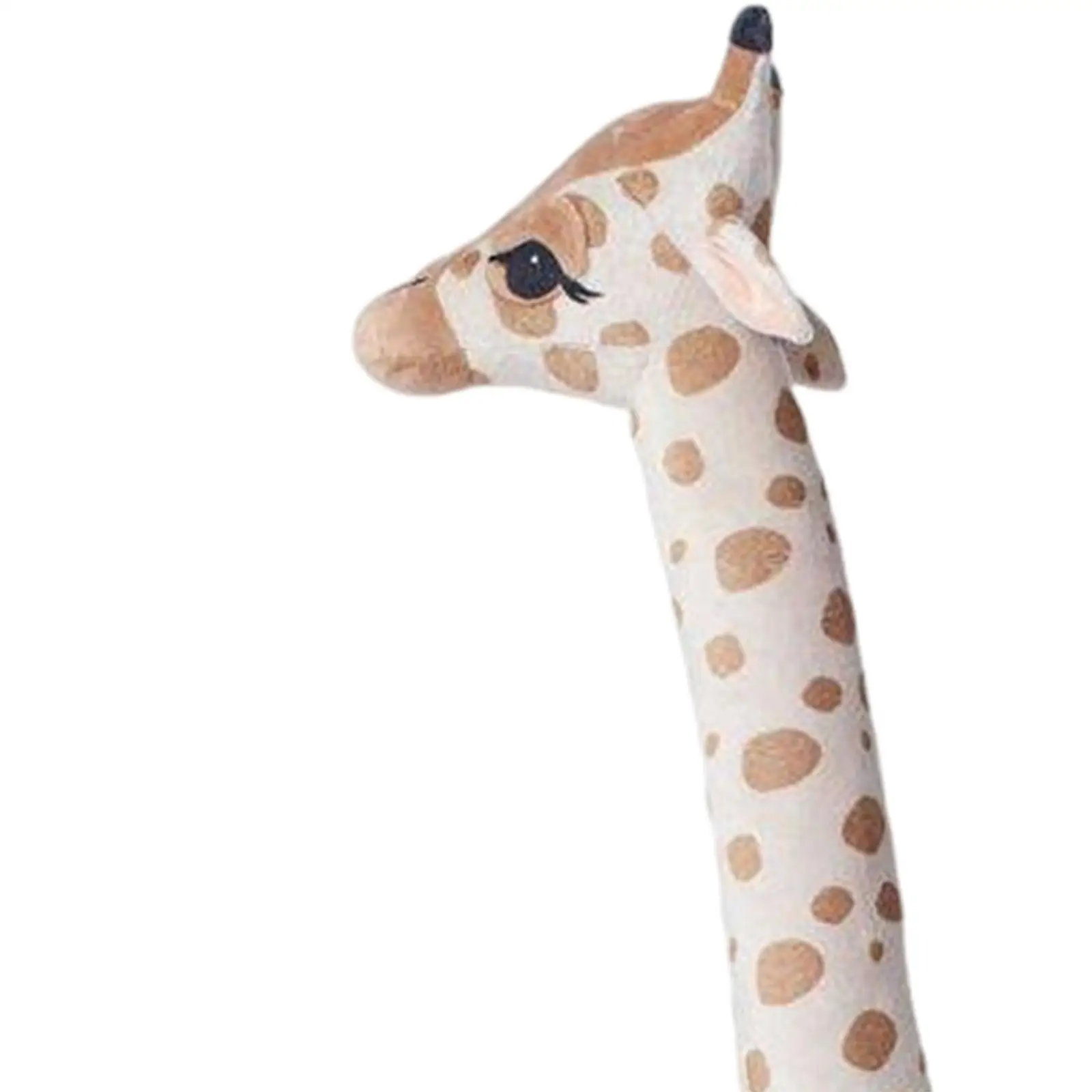 Animal de pelúcia girafa brinquedos de pelúcia decorações para casa simulação realista dormir