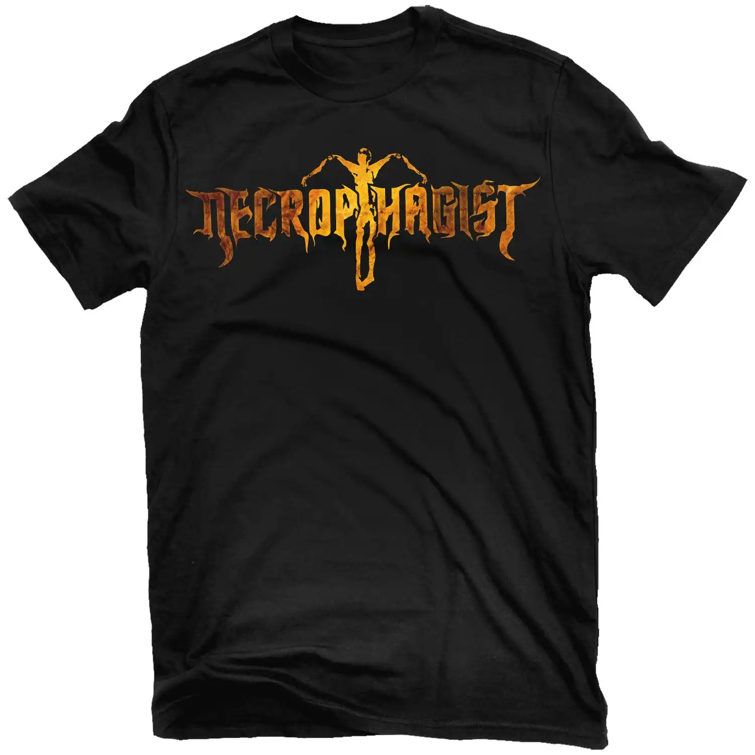 Camiseta gráfica Necrophagist Tomb Inscription Rock Band, camiseta informal unisex de algodón 100% con cuello redondo, camiseta de verano