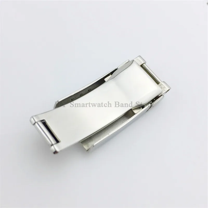 9x16mm Watch Buckle for Rolex Daytona for Submariner Solid Folding Buckle Metal Watch Clasp for Leather Strap Clasp Accessories