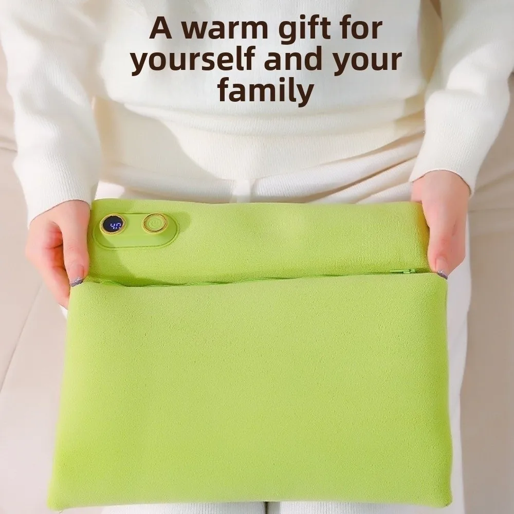 Graphene Technology Hand Warmer Explosion-Proof USB Operated Electric Hot Water Bag Waterless Heating Overheating Protection