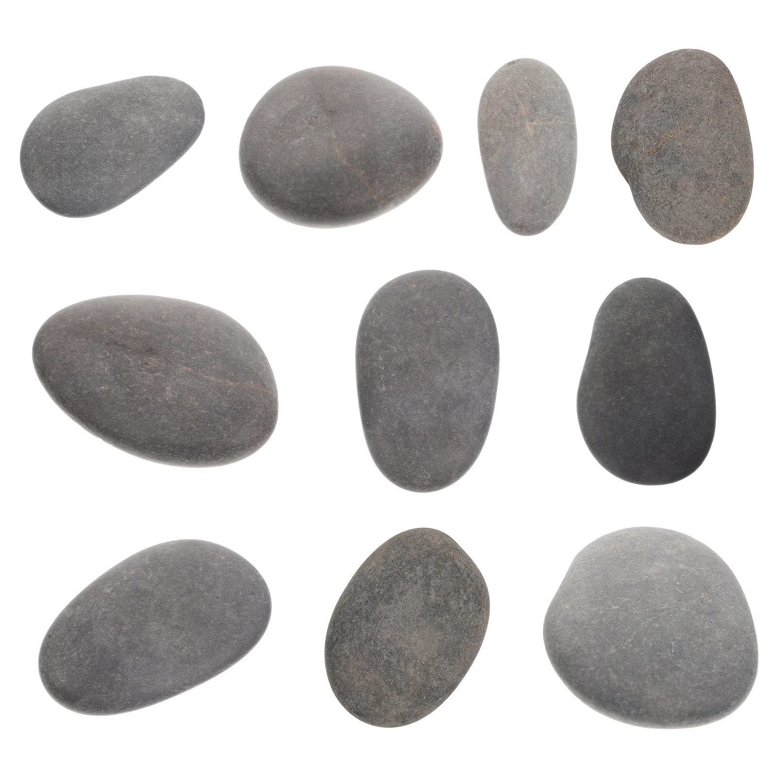 

10 Pcs Creative Painting Stone Rocks Stones for Crafts The Succulent Pebbles Natural Fish Tank Child