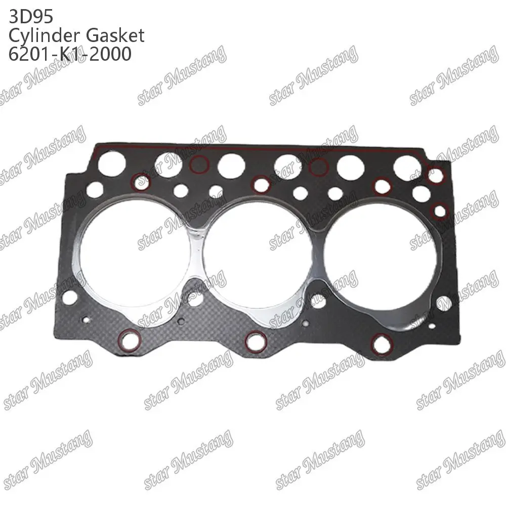 3D95 Cylinder Head Gasket 6201-K1-2000 Suitable For Komatsu Engine Parts