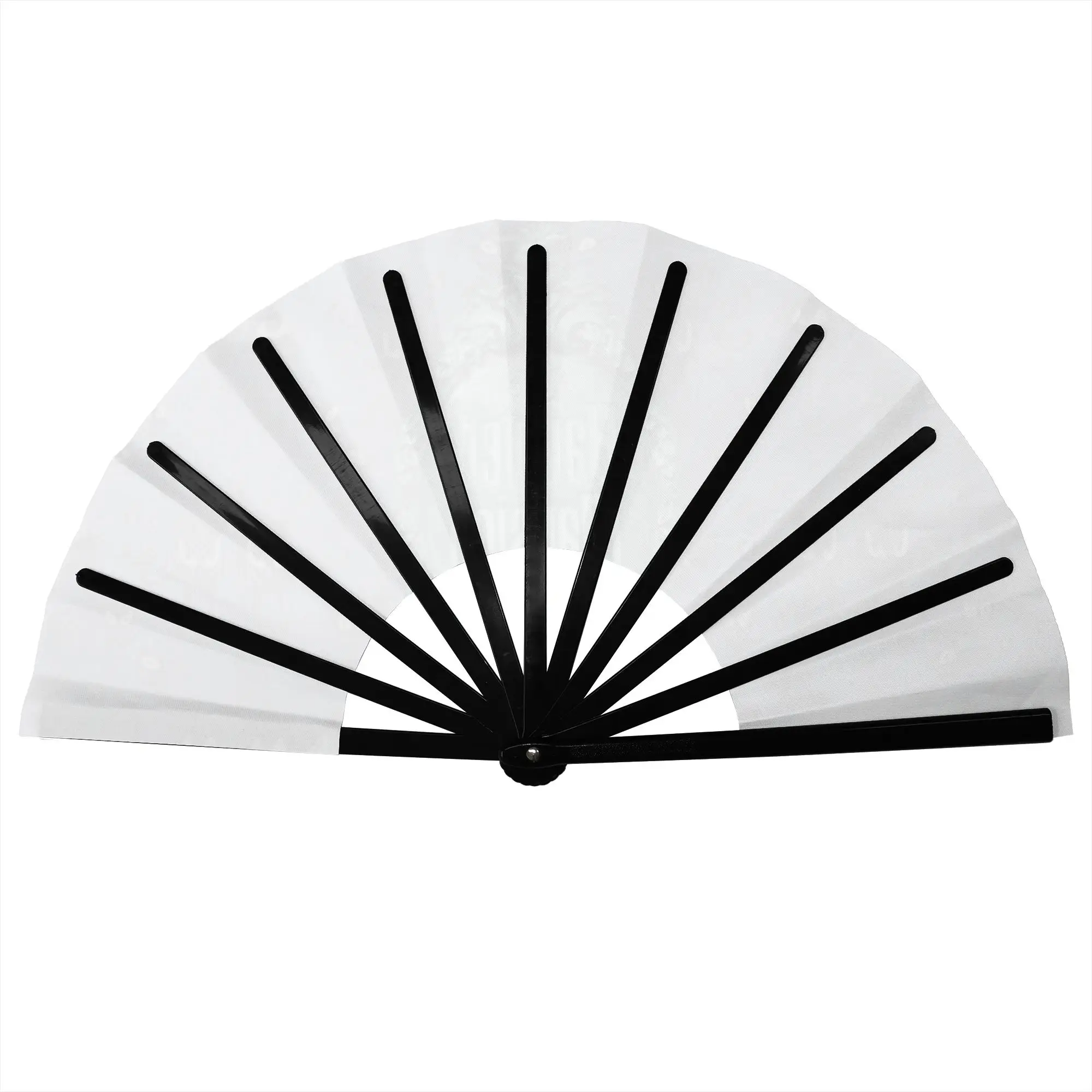 Haunted Mansion Logo Folding Hand Fan Halloween Grimace Ghosts Polyester Fabric Fan Novelty Summer Accessory Decorative Fans