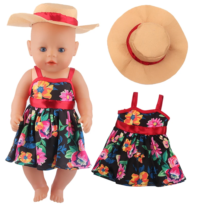 18 inch American Doll Clothes Ballet Suit, Sportswear, Space Suit,Slip Dress Flower Skirt For 43cm Baby New Born,Life Girl Doll