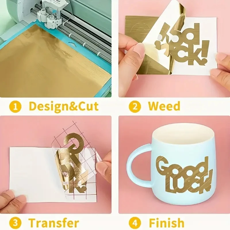 20 Blatt ESHANG Multi-Design A4 Laserdruckbare Holographische Selbstklebende Vinyl-Aufkleber – Perfekt für DIY-Basteleien & Etikettenherstellung – Detail 4