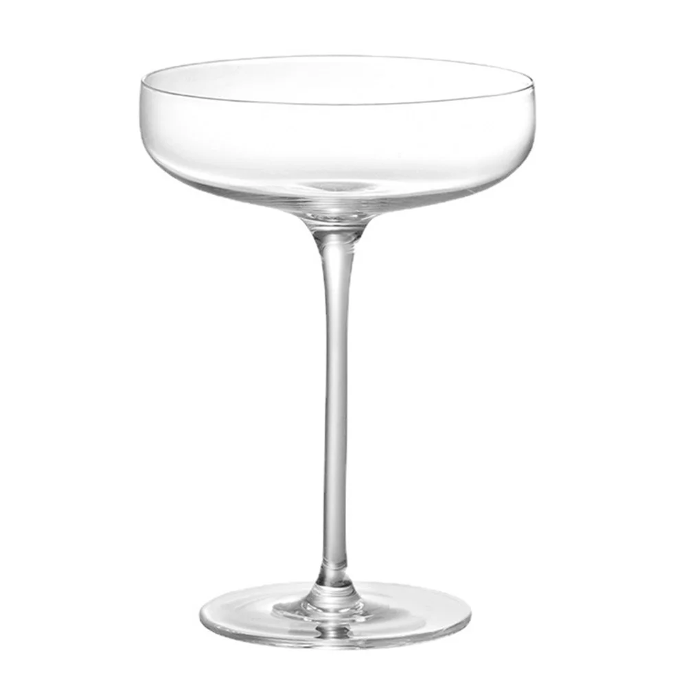 

Cocktail Glass Practical Container Brandy Glasses Bulldog Goblet Sparkling Crystal Flutes Black