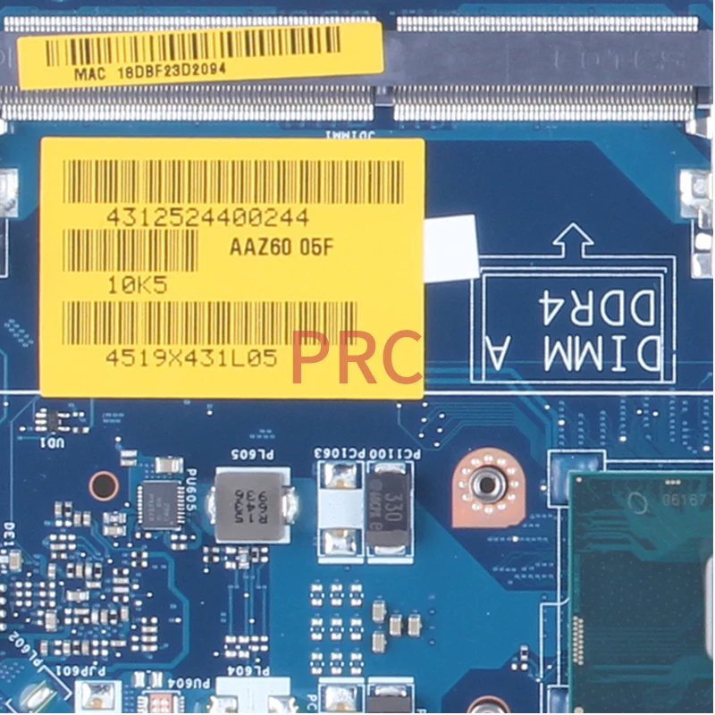For Dell Latitude E7470 Laptop Motherboard LA-C461P 0DGYY5 0VNKRJ 03GMP2 02R1TC i3 i5 i7 6th Gen CPU Notebook Mainboard