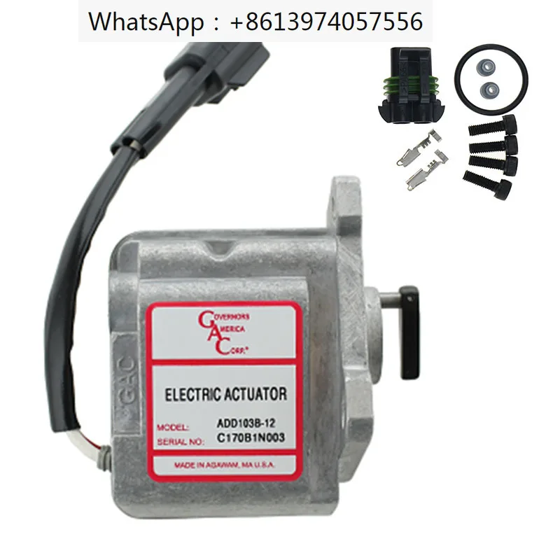 

Original Governors America Corp Actuator ADD103B-12 Series 12 Volt or ADD103B-24 Series 24 Volt