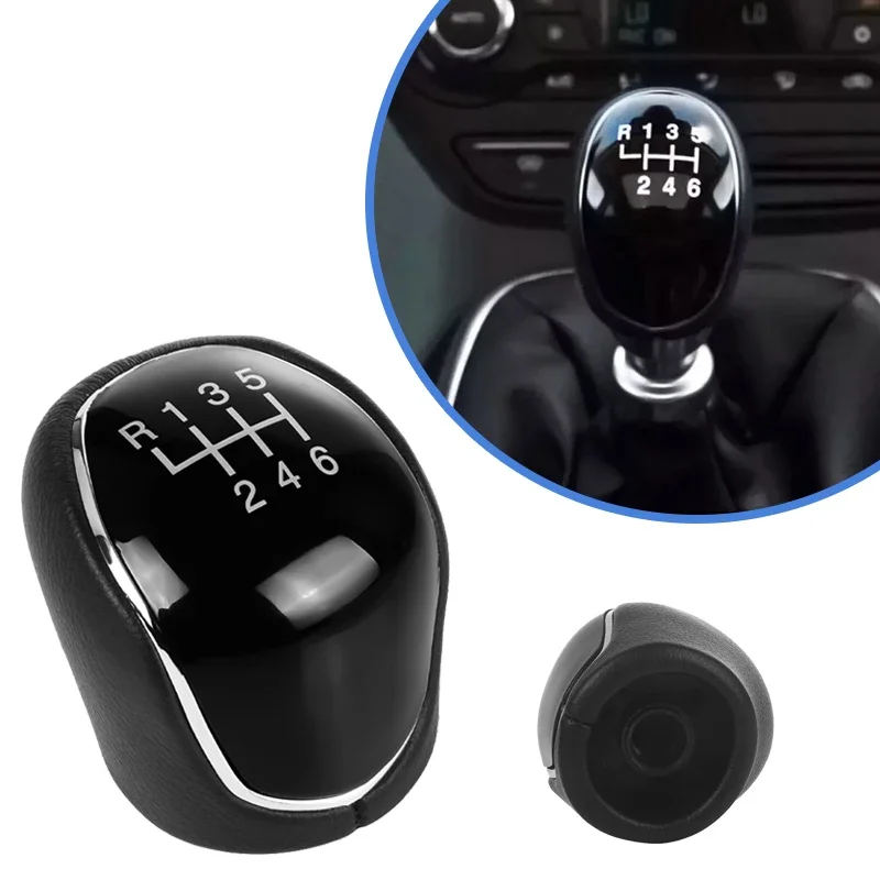 6 Speed Manual Transmission Gear Shift Knob Hand Shifter for Ford Mondeo Mk4 S-Max C-Max Focus Mk2 Mk3 Galaxy Kuga 1798600