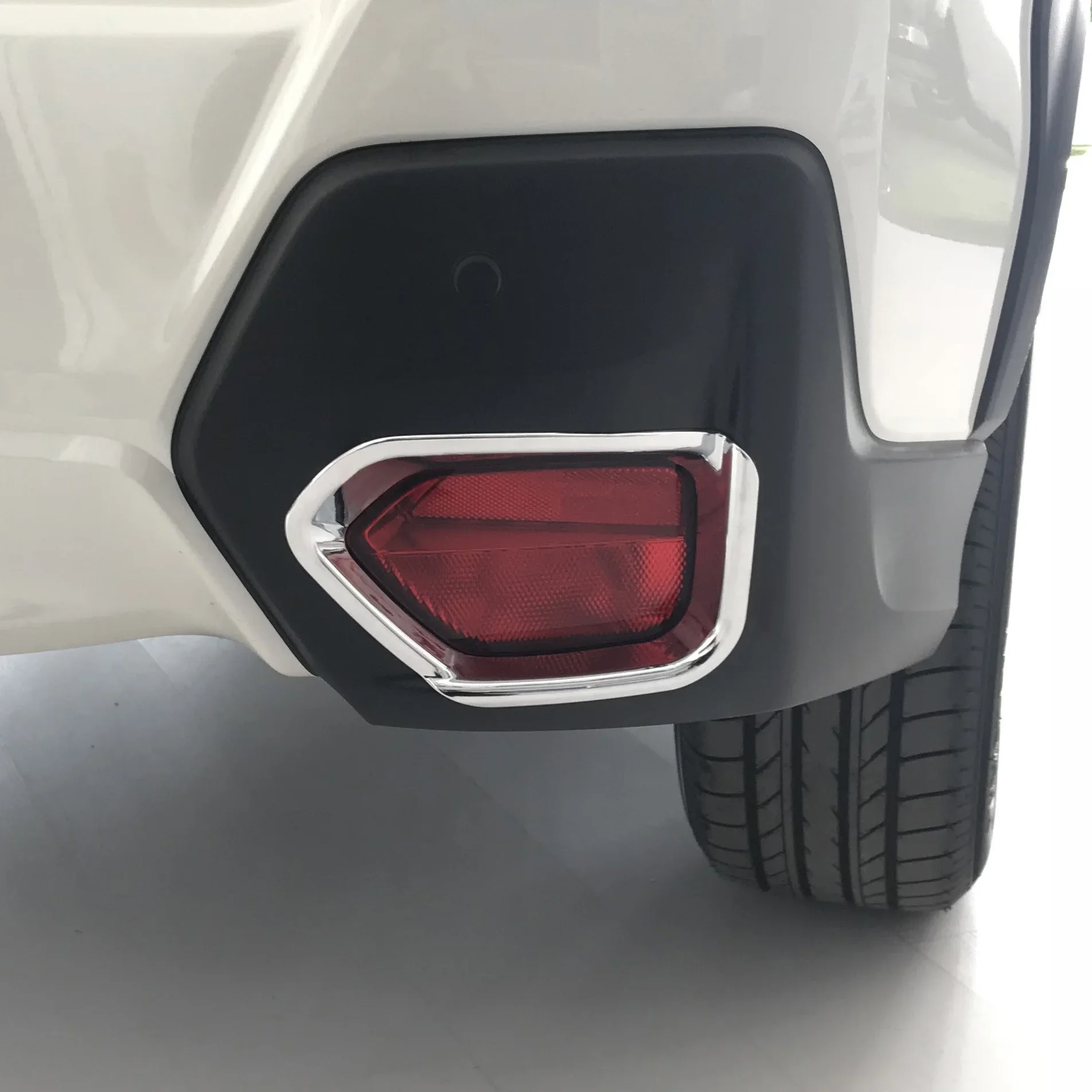 Für Subaru XV Crosstrek 2018–2023, Chrom-Heckstoßstangen-Reflektorabdeckung, Nebelscheinwerfer, umgibt 2019 2020 2021 2022